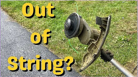 How to Change the String on a Dewalt 20v String Trimmer
