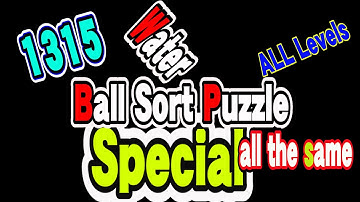 Ball Sort Puzzle Special Level after Level 1315 / Lock Ball and Key Ball and Question Mark Ball