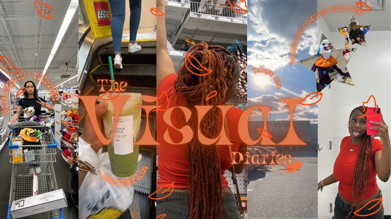 THE VISUAL DIARIES | RUNNING ERRANDS WITH FRIENDS ✮ ⋆ ˚｡𖦹 ⋆｡°✩ HALLOWEEN SHOPPING | STARBUCKS ⋆｡°✩