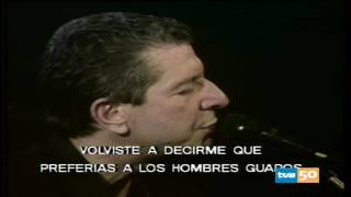 Leonard Cohen-Chelsea Hotel (Sub. en español) chords