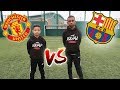 PENALTY SHOOTOUT CHALLENGE!! MANCHESTER UNITED VS BARCELONA!! TASH BALLER VS KAILEM