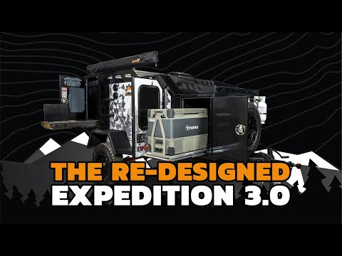 Introducing the re-designed Off Grid Trailers Expedition 3.0 Off-Road Overland Camping Trailer.