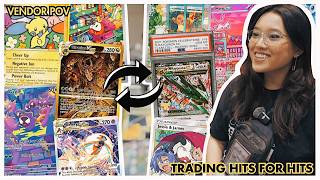 it's TRADE CITY in modesto 🤯 | central valley card show