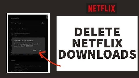 How To Delete Downloads On Netflix (2023) | Clear All Netflix Downloads