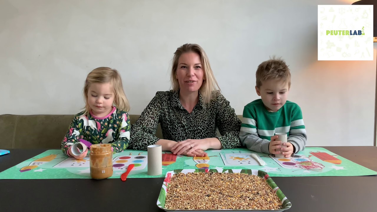 Peuterlab thuis - We maken vogelvoer!