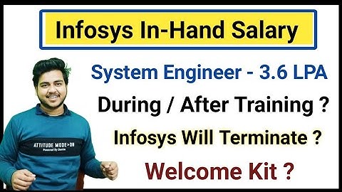 Infosys In-Hand Salary for Freshers in 2022  | Infosys Salary Structures | System Engineer Role |