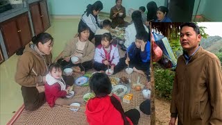 Hanging gifts in front of the door, a silent gesture from the ex-husband on New Year's Eve. Ly Vy Ca