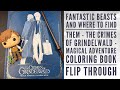 Fantastic beasts and where to find them - The Crimes of Grindelwald - Adult coloring book