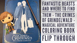 Fantastic beasts and where to find them - The Crimes of Grindelwald - Adult coloring book