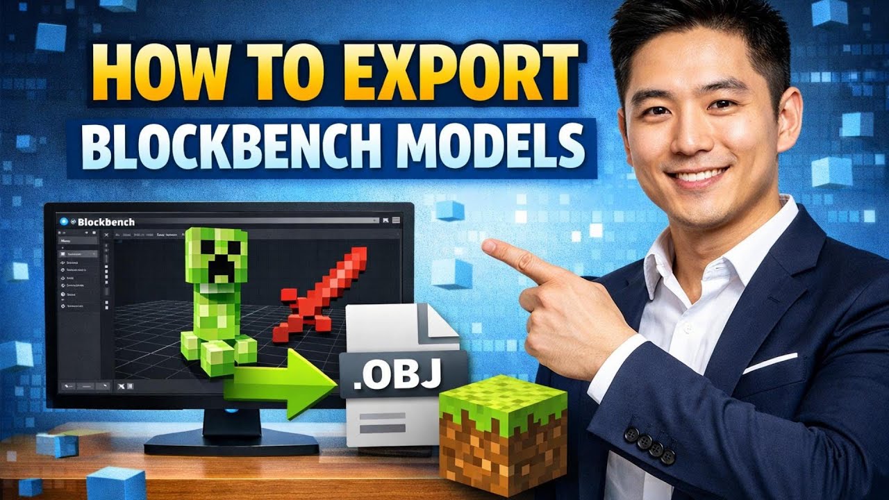 How to EXPORT BLOCKBENCH MODELS (Step by Step) - YouTube