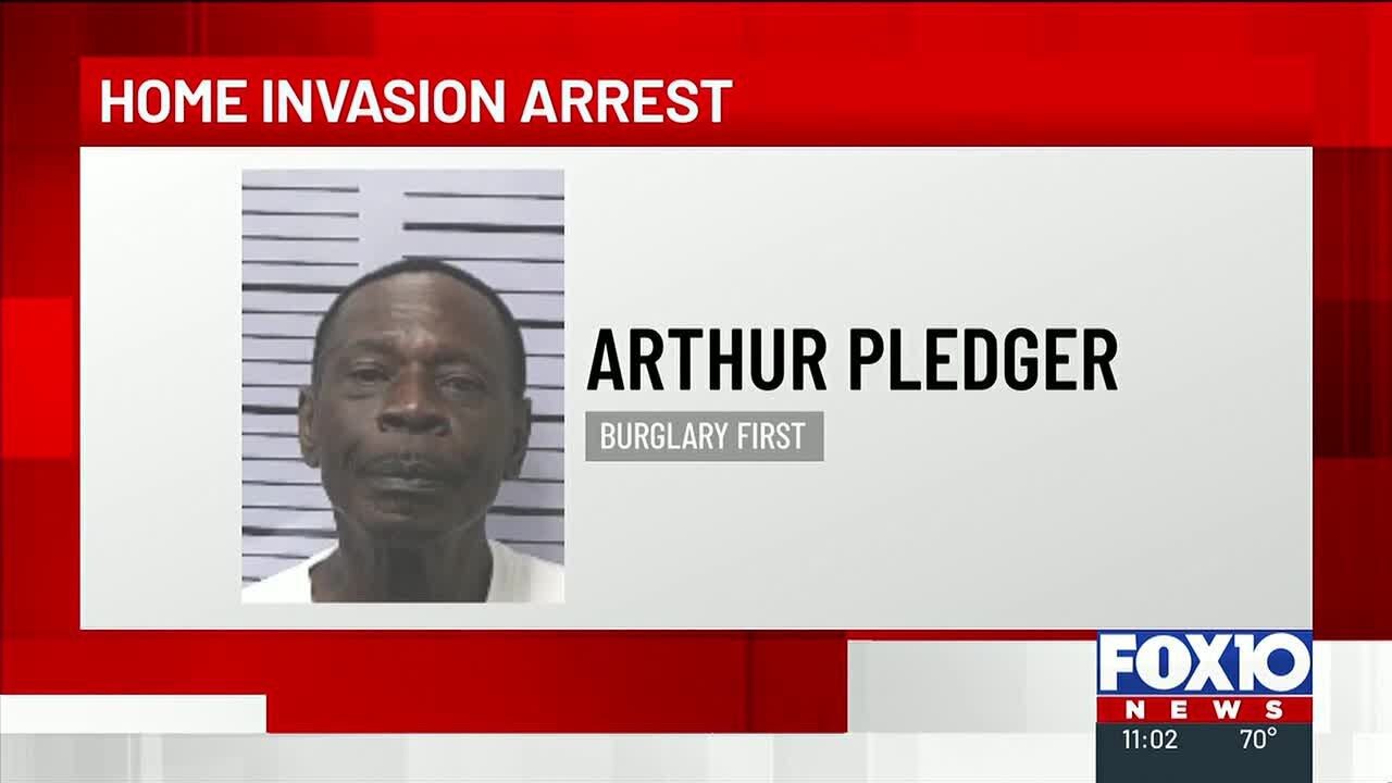 Mobile PD: Man arrested after breaking into home at gunpoint - YouTube