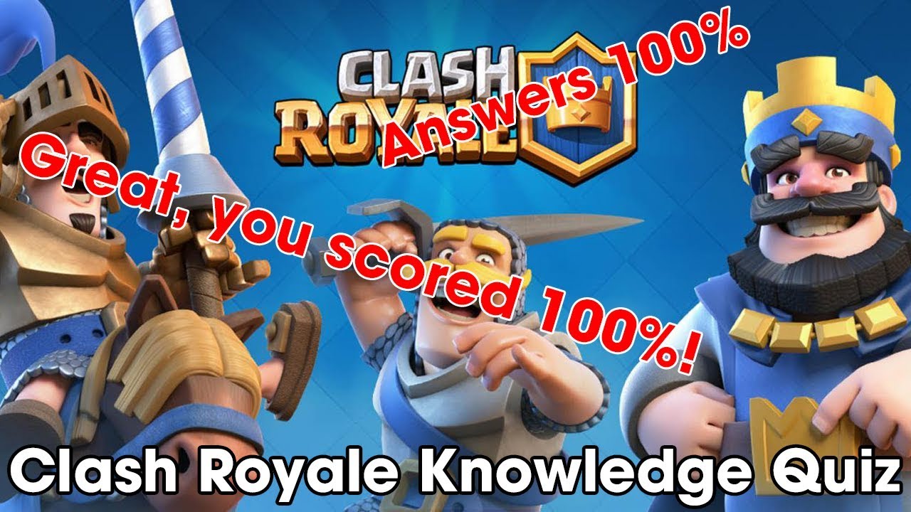 Clash Royale Knowledge Quiz Answers 100 Quizhelp Xyz Youtube - the ultimate roblox quiz answers 100