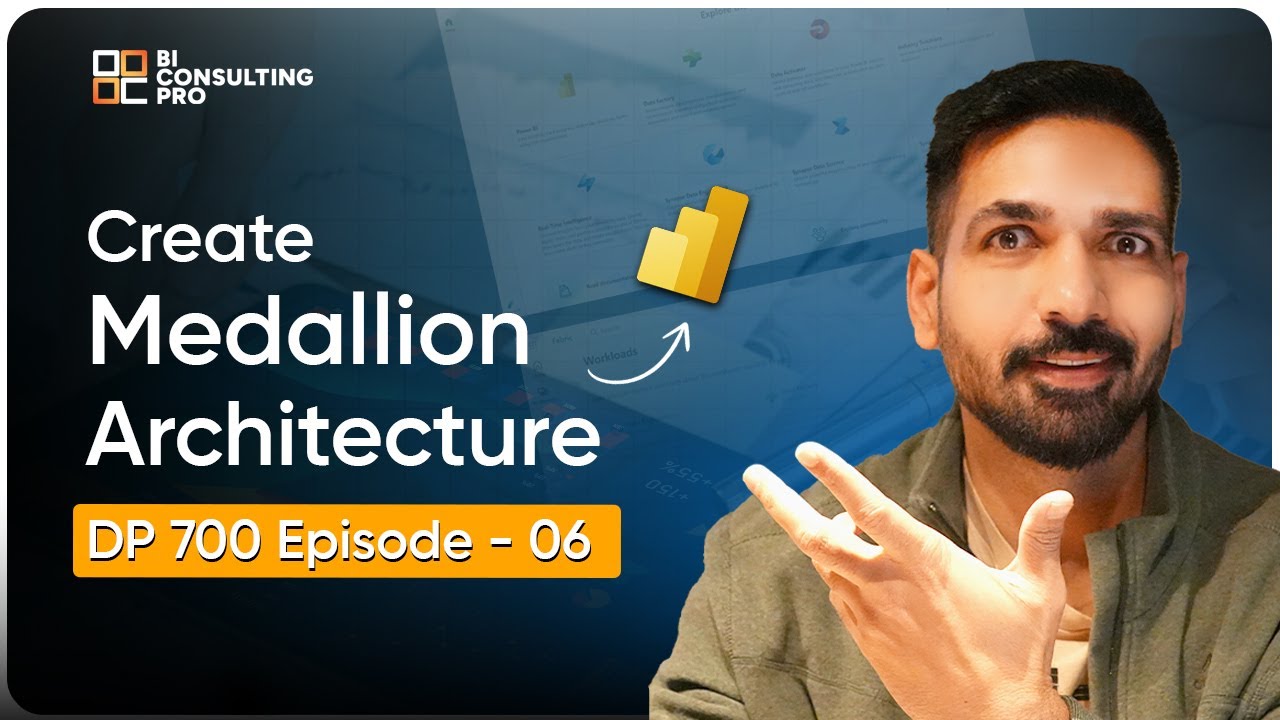 Создание архитектуры Medallion (Бронза → Серебро → Золото) | Подготовка к экзамену Microsoft Fabr...