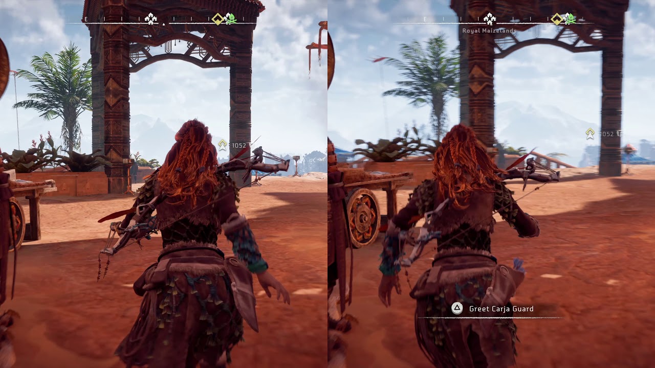 Horizon Pixel Shimmering with Reflection setting