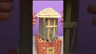Mini Construction: Water Station Model#Shorts