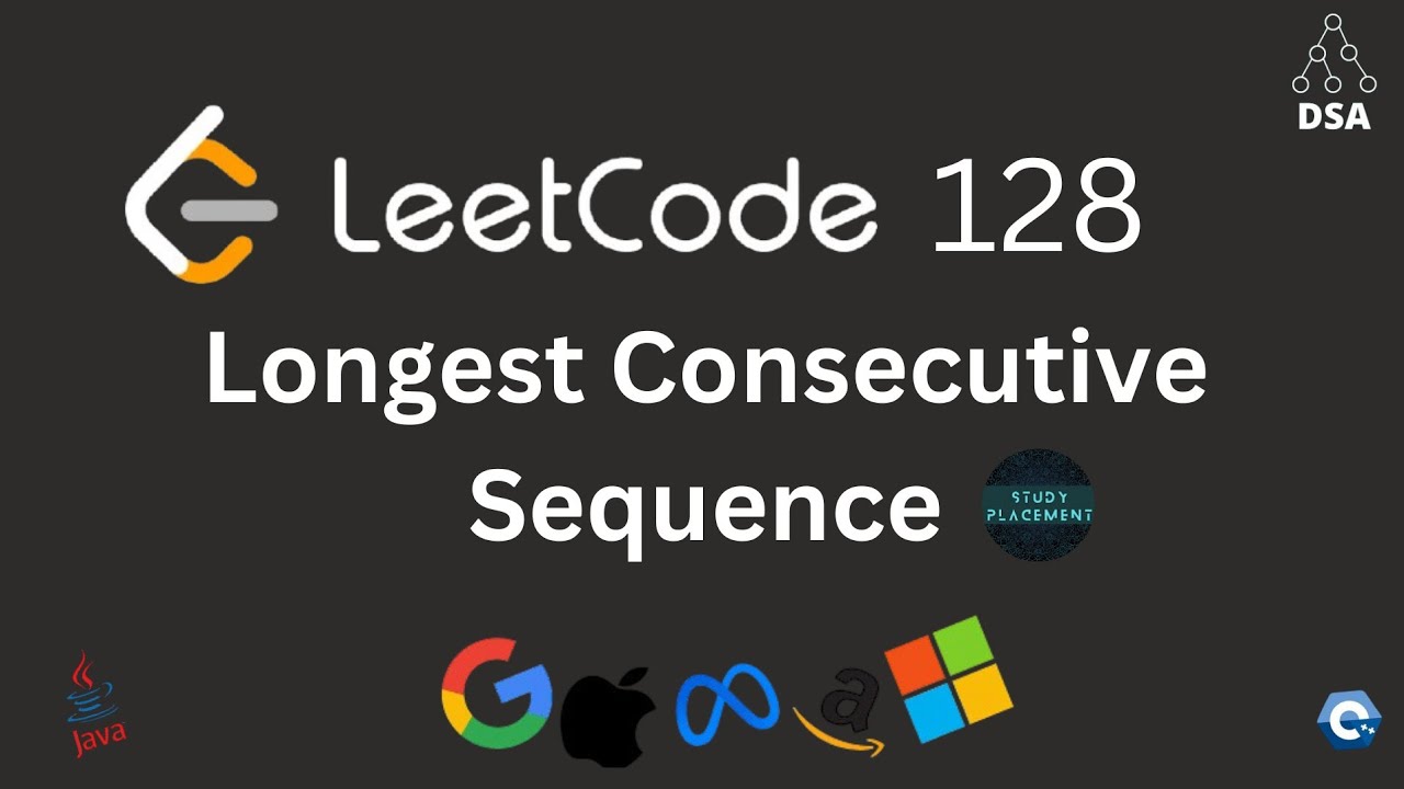 Leetcode 128 🔥 Longest Consecutive Sequence | NeetCode 150 Sheet ...