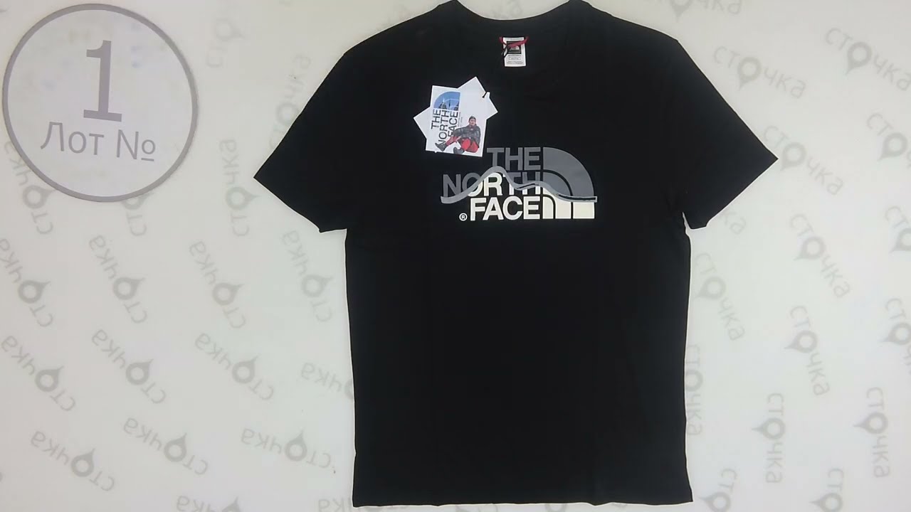 T-shirts men THE NORTH FACE 1, сток одежда оптом.Цена за ед.: 11.14 евро.