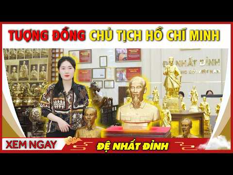 Tượng đồng Chủ tịch Hồ Chí Minh trang nghiêm và ý nghĩa