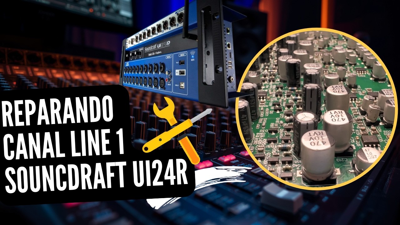 Repairing the Line1 SoundCraft ui24r channel - YouTube