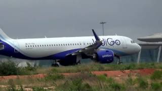 Indigo Airbus A320neo Take off and Landing in Bangalore