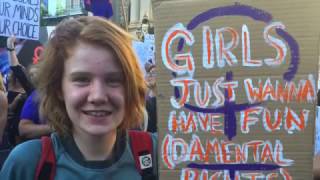 International Womens Day Rally Melbourne 2017 With Captions