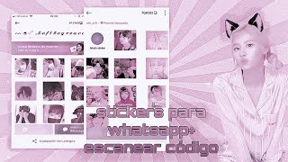 °•crear códigos para WhatsApp+escanear códigos de stickers screenshot 4