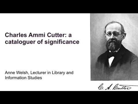 Charles Ammi Cutter: A Significant Cataloguer