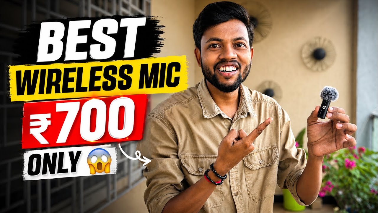 इतना सस्ता 😱 BESE WIRELESS MIC FOR YOUTUBE VIDEOS | ₹700 Only | Full Review 🔥 