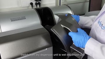 Bettersizer 2600 Demonstration with Corundum (Al2O3) sample #입도분석기 #레이저회절 #영진코퍼레이션