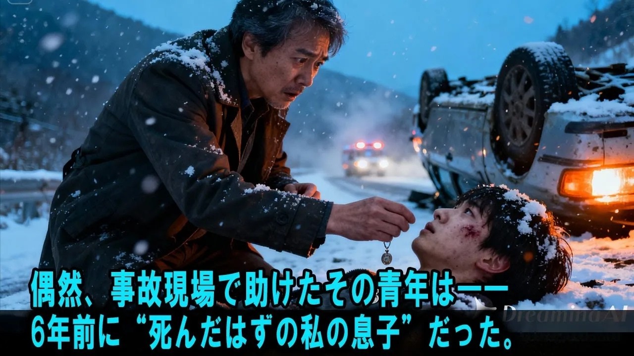 吹雪の夜、炎上する車の中から泣き叫ぶ小さな子供を救い出した。震える体を抱き上げた瞬間、その顔を見て息が止まった。丸い額も、はっきりした目元も、小さな鼻も……まるで25年前の自分自身の写真を見ているようだった。だが、その時はまだ知らなかった。6年前に失ったと信じていた子供が、まさに今、この腕の中にいることを。翌日、病院でその子供の祖父が放った一言に、私は全身の血が凍る思いをした。「あの子は3日...