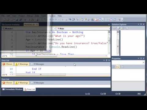 Visual Basic Tutorial   15   Nested If Statements   YouTube