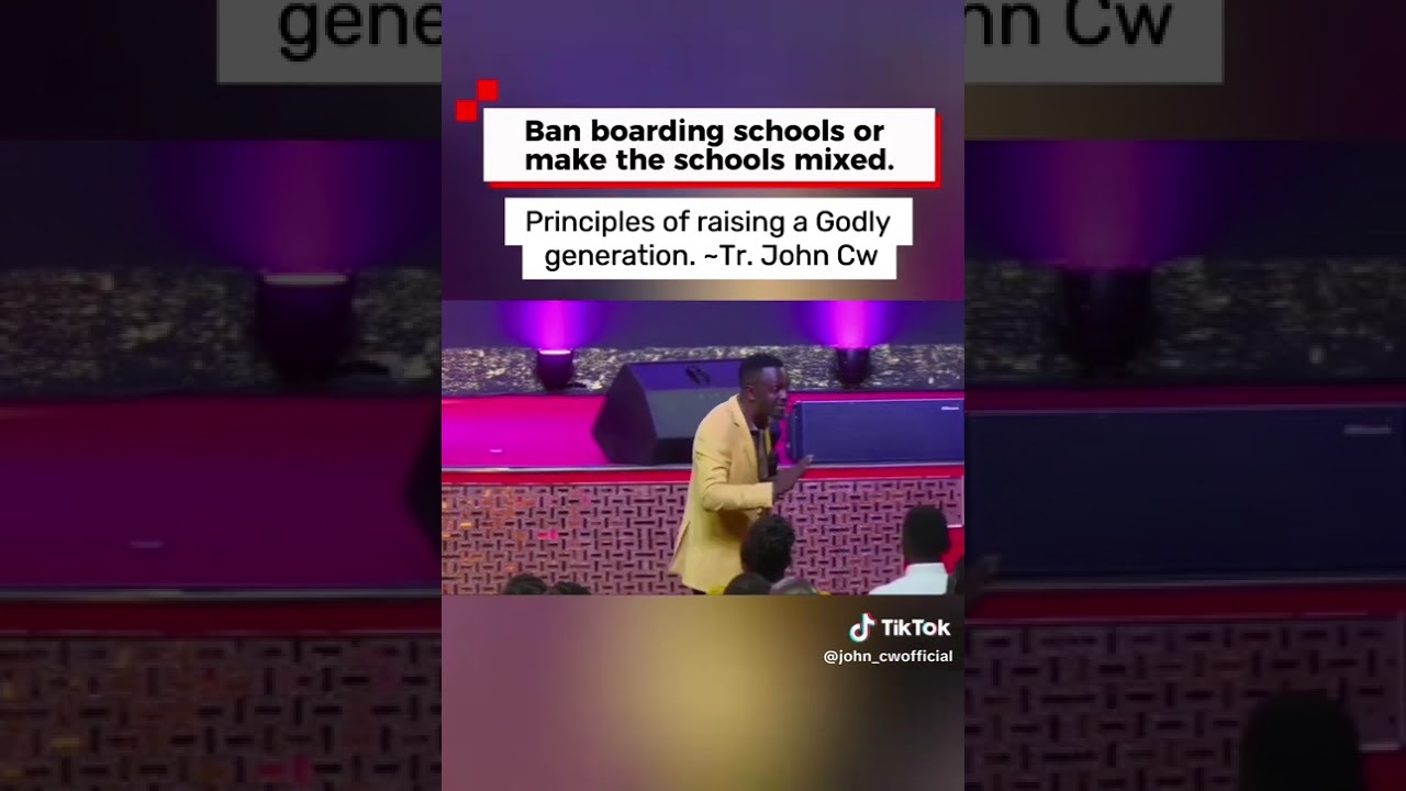 | ADVICE TO THE GOVERNMENT ABOUT BOARDING SCHOOLS || WITH TR DR JOHN CW |