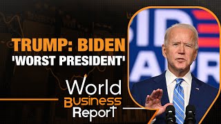 Trump Calls Biden 'Worst US President' | Crowd Chants Back 'That's You'!