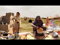 Desert women morning routine pakistan  village life pakistan  traditional desert village food