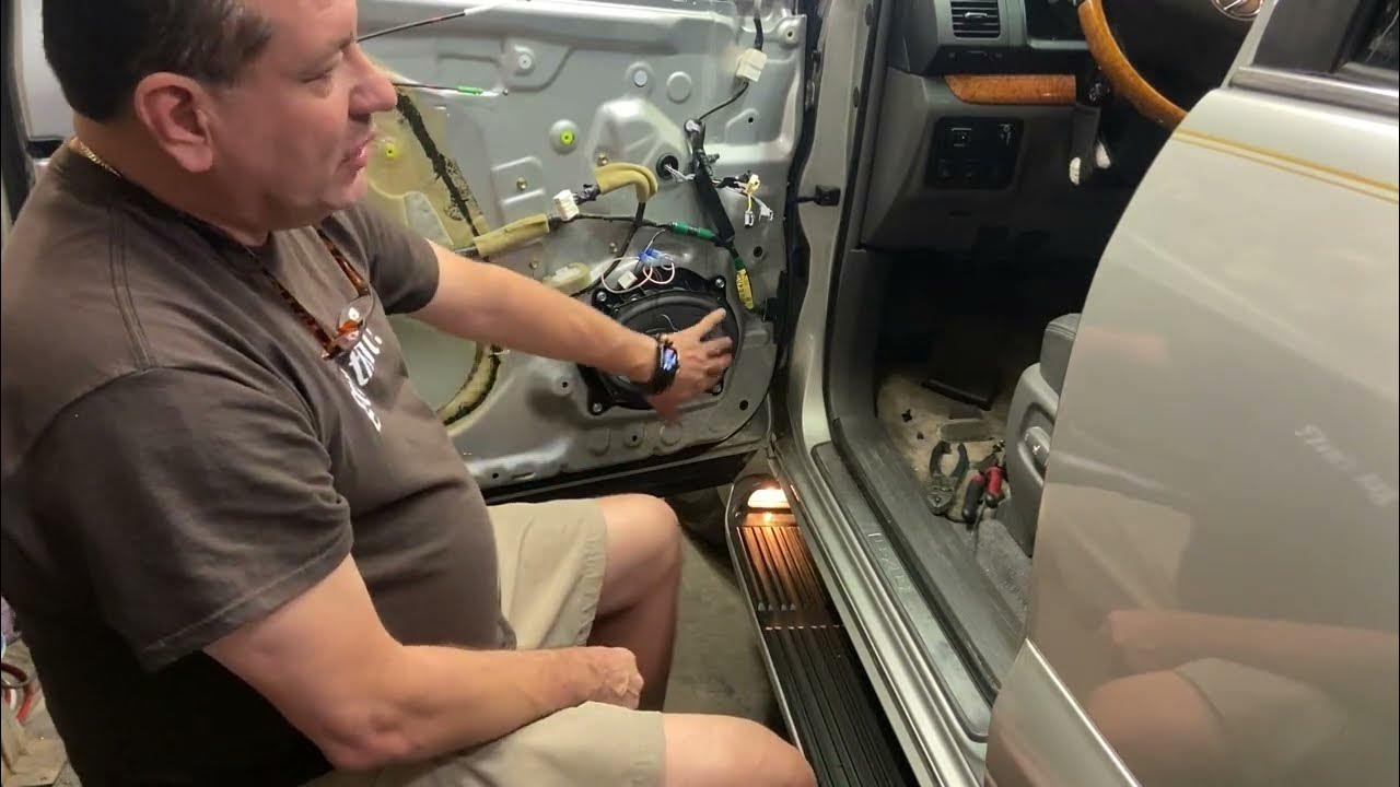 Lexus GX470 Front Speakers sound bad, bass sounds bad. Master window
