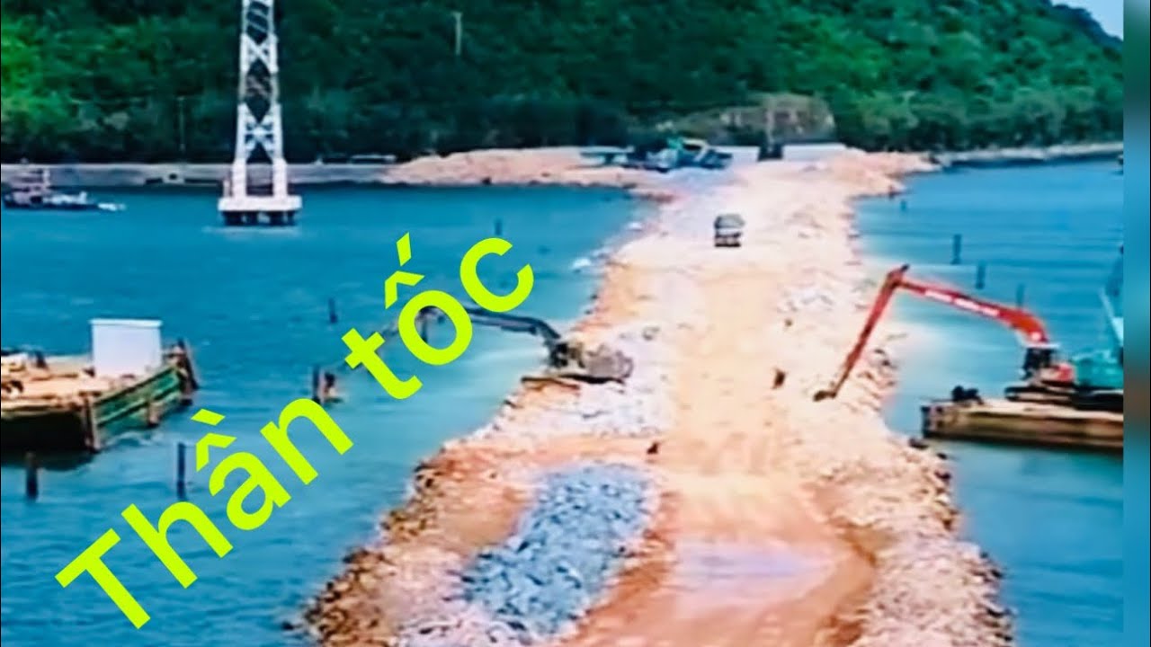 Đường  Vượt  Biển Hà Tiên Tăng Tốc Hoàn Thành Giai Đoạn 1 ( 1,8 Km )