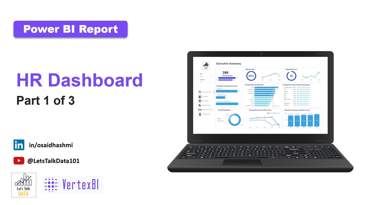 Step-by-Step Power BI Tutorial: Build HR Analytics Dashboard using ...
