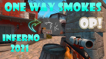 CSGO TOP 20 Inferno One Way Smokes that you need to know before your next match | 64 tick | 2021 |