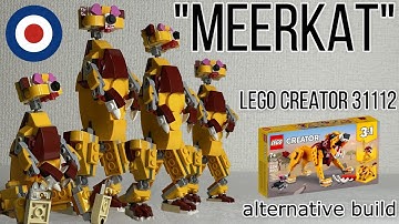 LEGO Creator 31112 Alternative build tutorial MEERKAT、レゴクリエイター31112をミーアキャットに組み替え