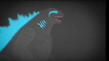 Godzilla Front View (or sideview art idk) free stk || Sticknodes pro