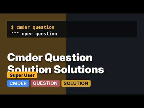 Start cmder with taskfile and 2 terminals open in split screen (2 Solutions!!)