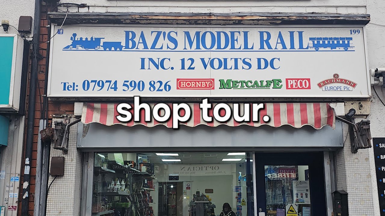 Baz's Model Rail shop tour. - YouTube