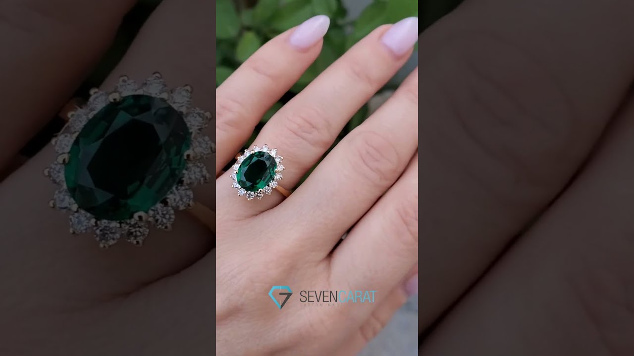 3.36 carat Emerald and diamond ring – Nikolas Alan Jewelers