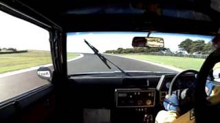 DR30 Group A in car at the Phillip Island classic 2010, Race 4