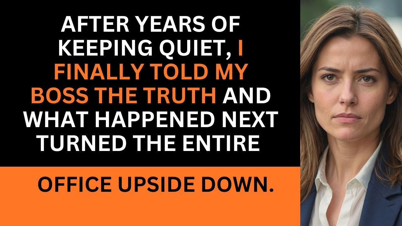 After Years of Silence, I Finally Told My Boss the Truth — The Office