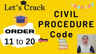 Simple Trick to learn - CPC Order 11 to 20 for Judiciary Exam