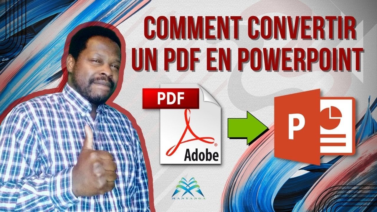 COMMENT CONVERTIR UN PDF EN POWERPOINT? - YouTube