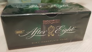 After Eight Mint Chocolate Thins Nestlé Opening