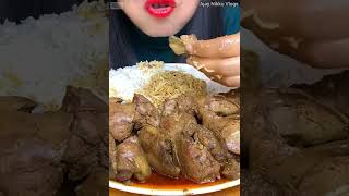 01; spicy chicken  liver  and rice  masala #asmr #mukbang #cooking #food #challenge