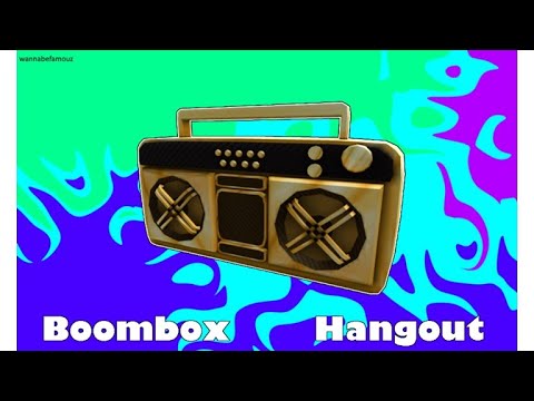 I Bought A Boombox In Roblox Youtube - update boombox hangout roblox